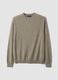 Beige pure cashmere jumper, regular fit_4