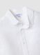 White linen-cotton blend boys' shirt regular fit_2