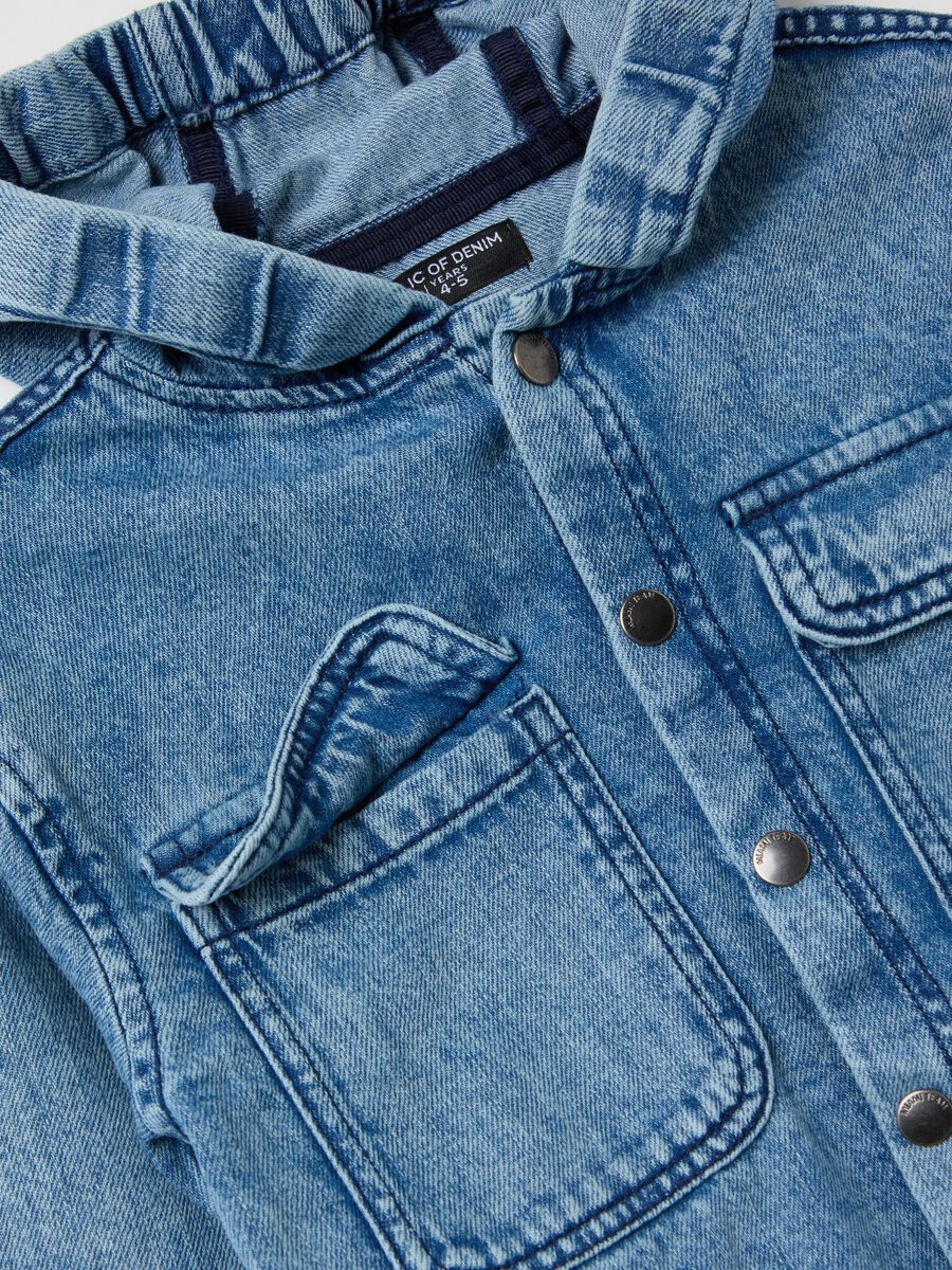Denim shacket with hood_2