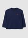 Children's blue pure cotton t-shirt regular fit_0