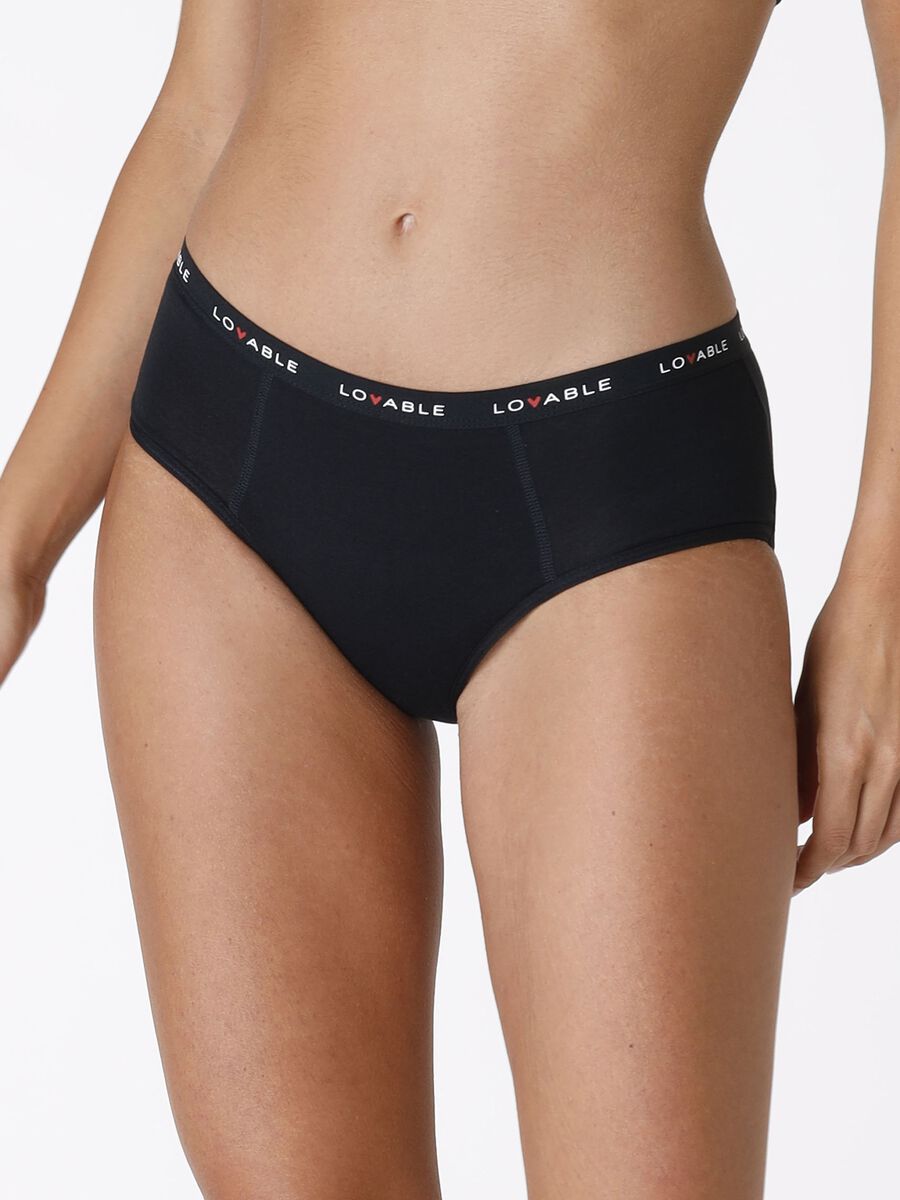 Average-flow period French knickers in organic cotton_1