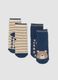 2-pack of multicolour non-slip socks in organic stretch cotton_0