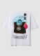White 100% cotton T-shirt with Dragon Ball Z graphic print_5