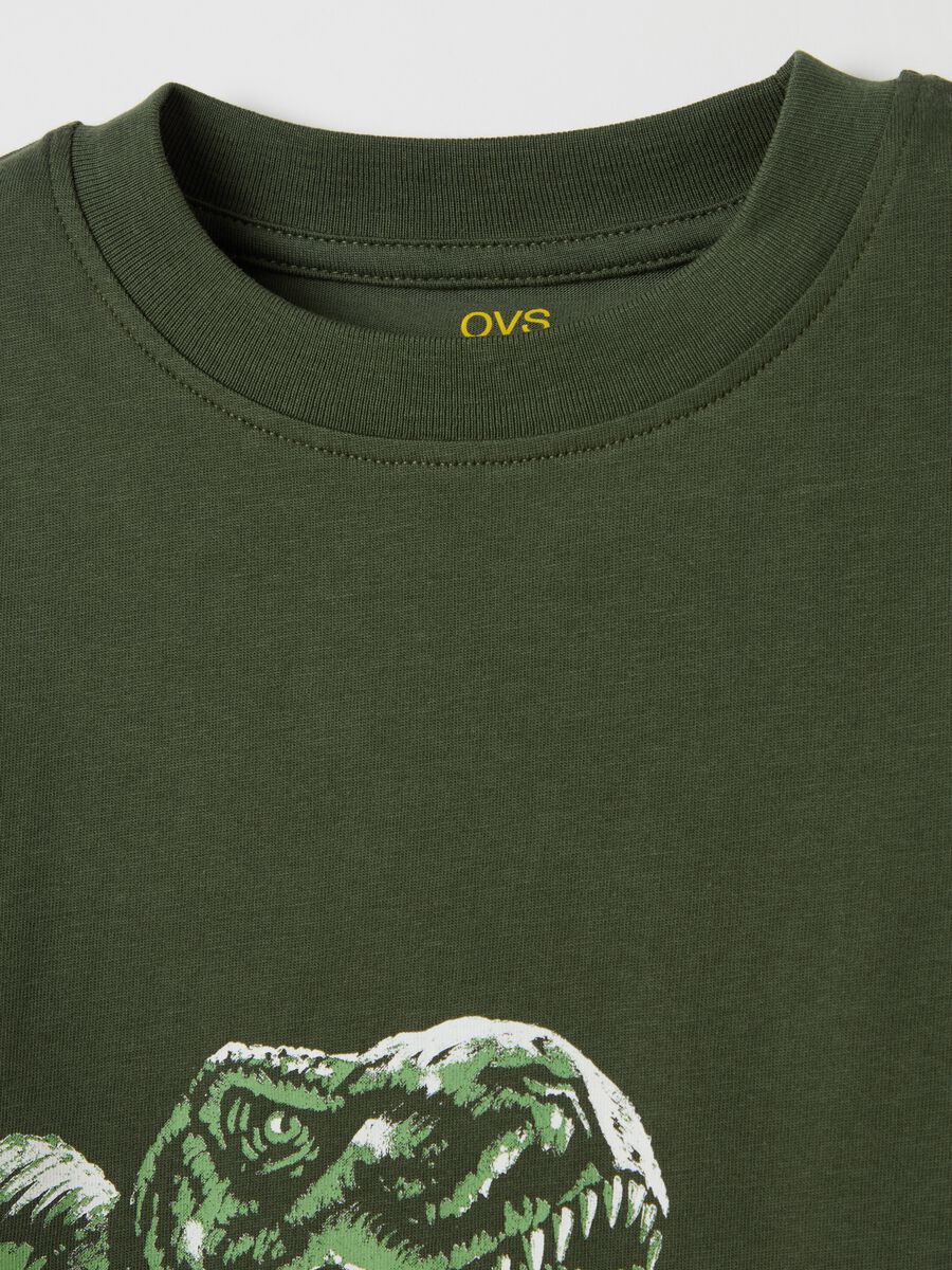 T-shirt in cotone con stampa_2