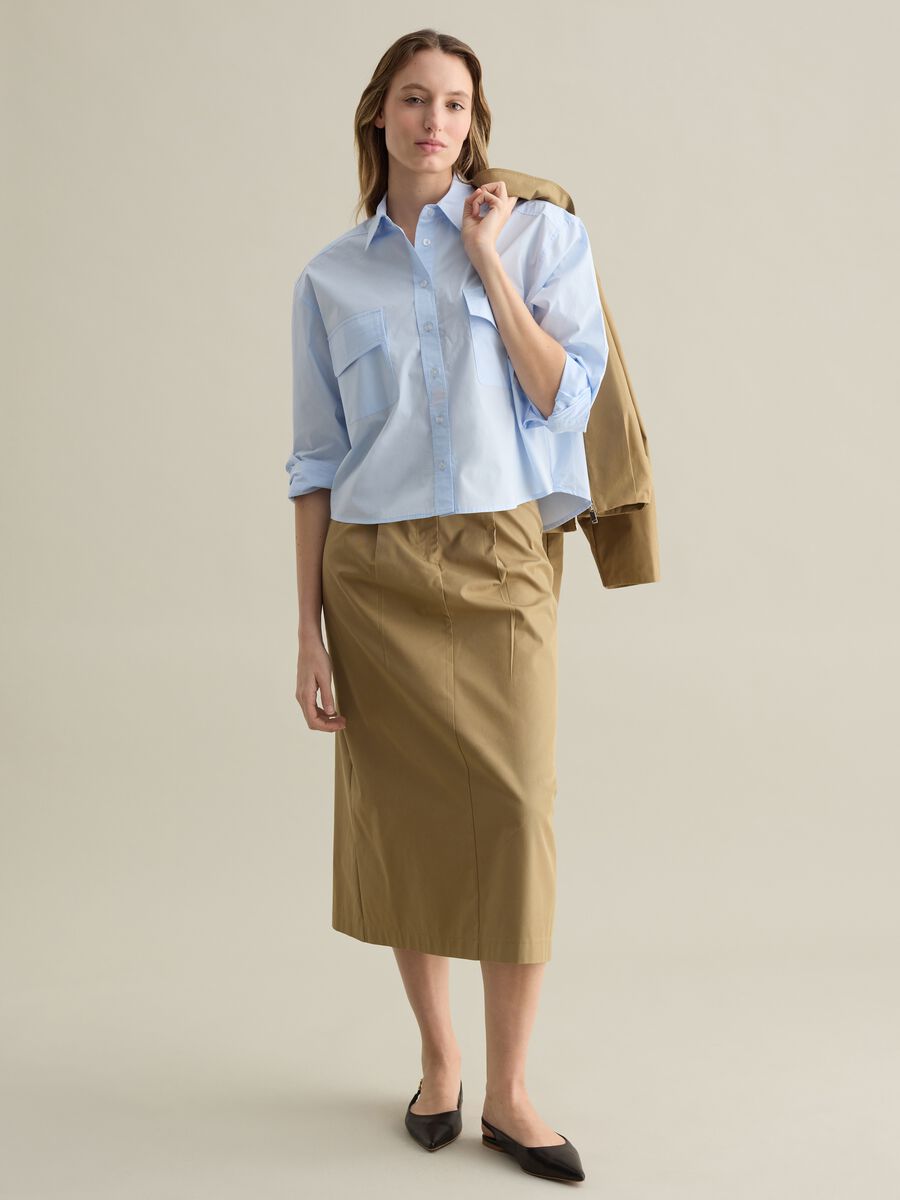 Poplin shirt with pockets_1