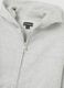 Children's grey hoodie in pure cotton oversized fit with zip_2