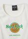 White cotton tank top regular fit with Hard Rock Cafe logo_5