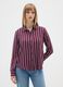 Camicia bordeaux a righe in viscosa_1