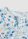 White floral stretch cotton blouse, regular fit_5