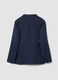 Indigo blue lined stretch-fabric blazer, regular fit_2