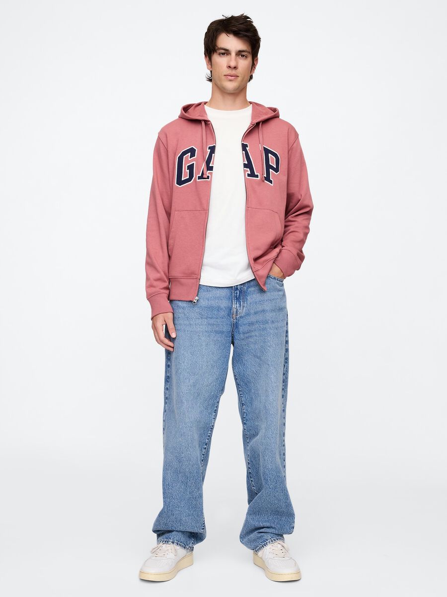 Felpa con cappuccio e full-zip_3