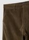 Brown trousers in stretchy corduroy cotton with regular fit_1
