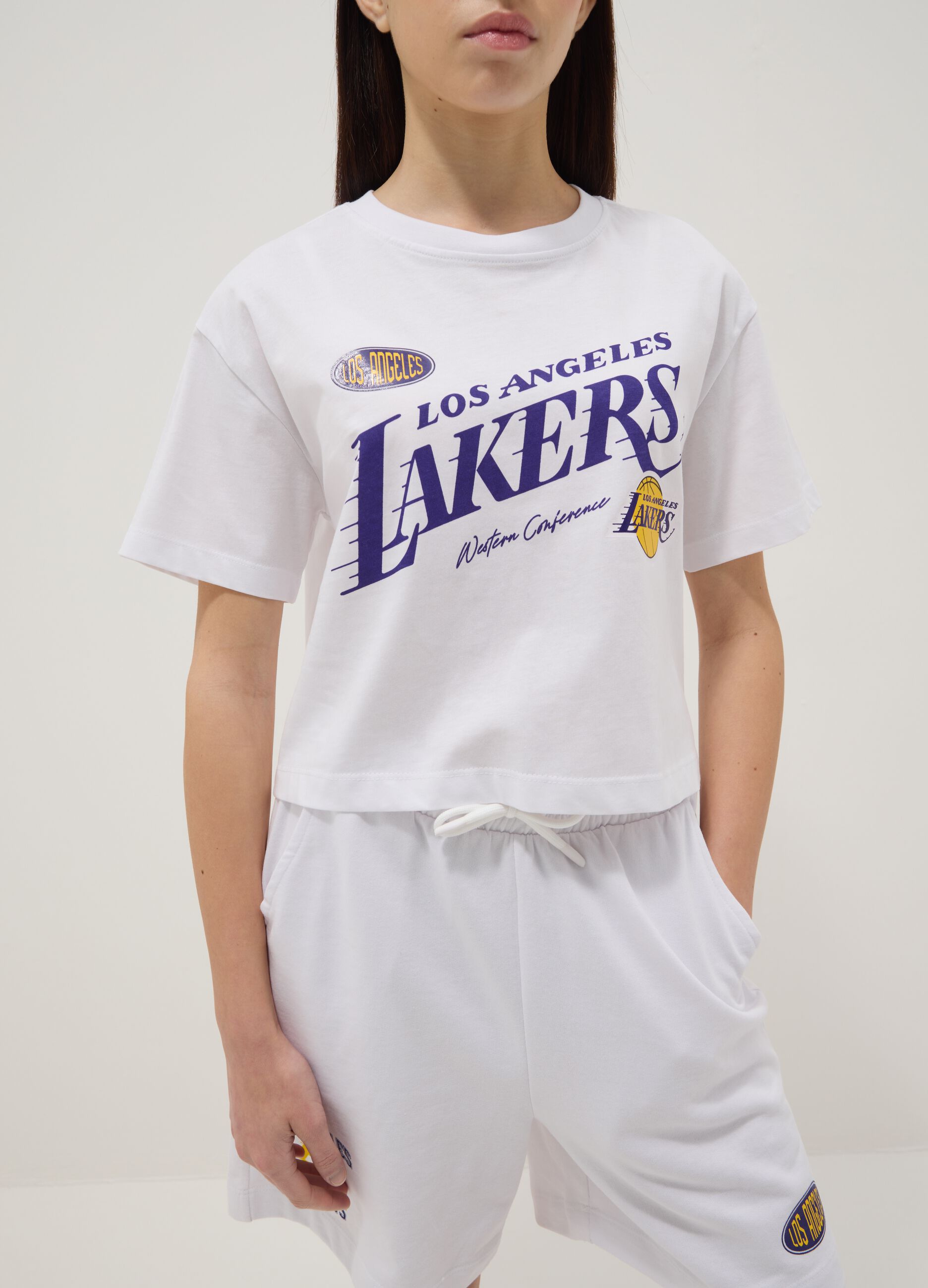 White pure cotton short-sleeve T-shirt