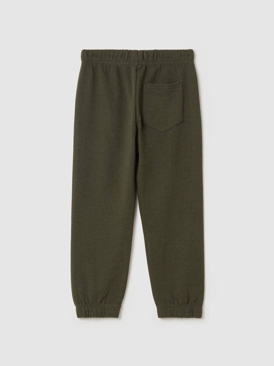 Joggers with drawstring and elasticated trims_1