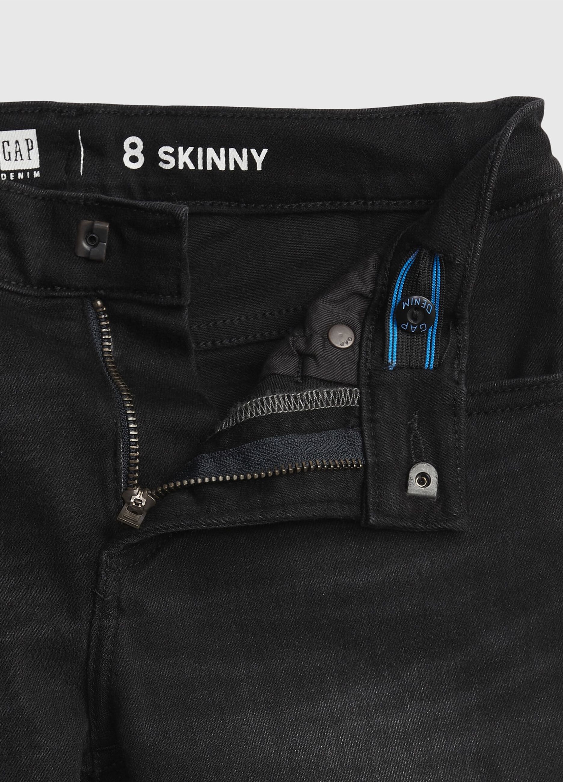 Jeans skinny fit con abrasioni