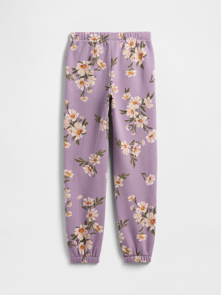 Purple Cotton-Blend Trousers_1