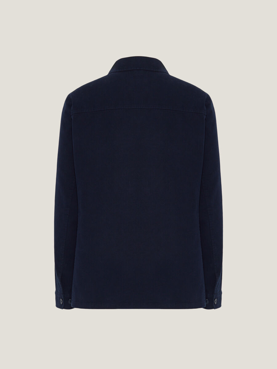 Shacket in cotone con tasche_4