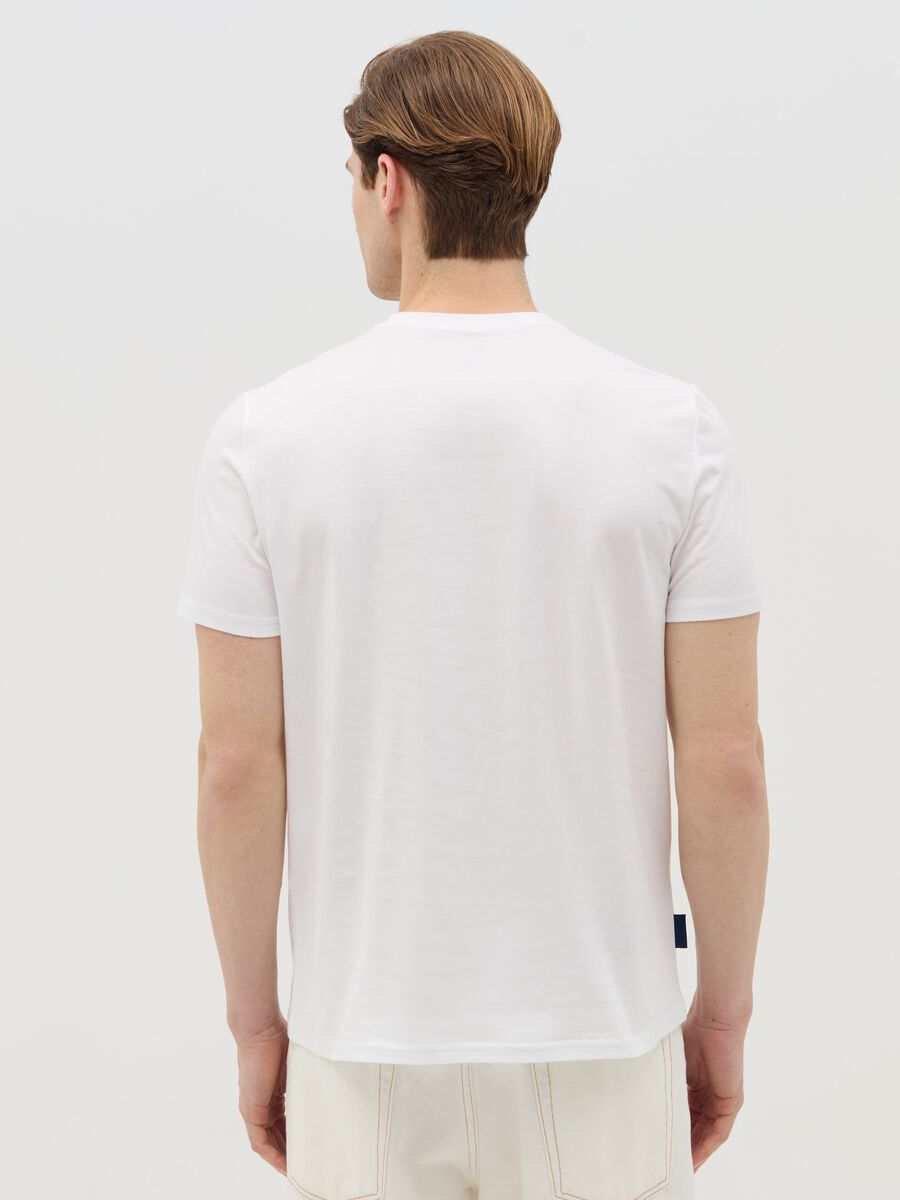 Cotton T-shirt with "Venice Italy" print_3