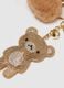 Multicolour Plush Keychain with Teddy Bear_1