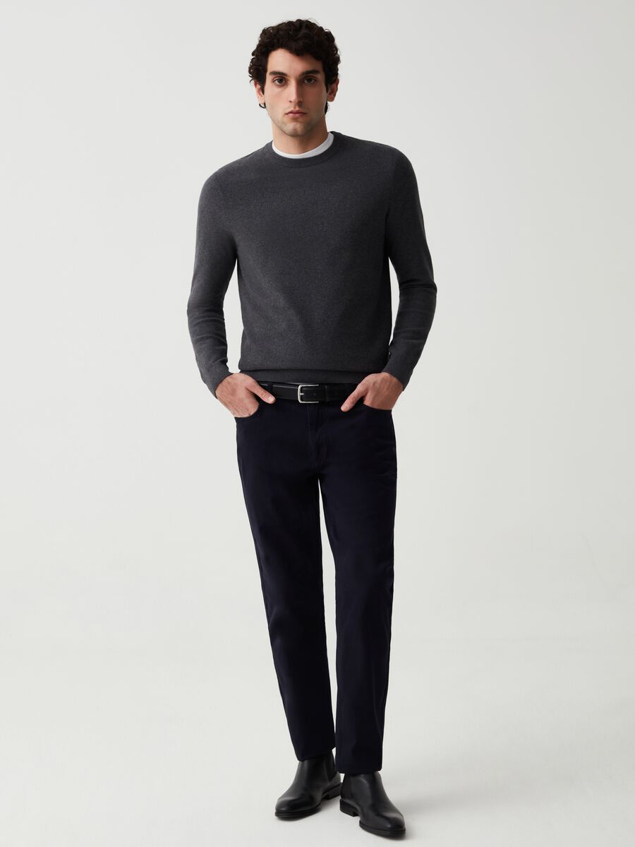 Regular-fit trousers with five pockets_0