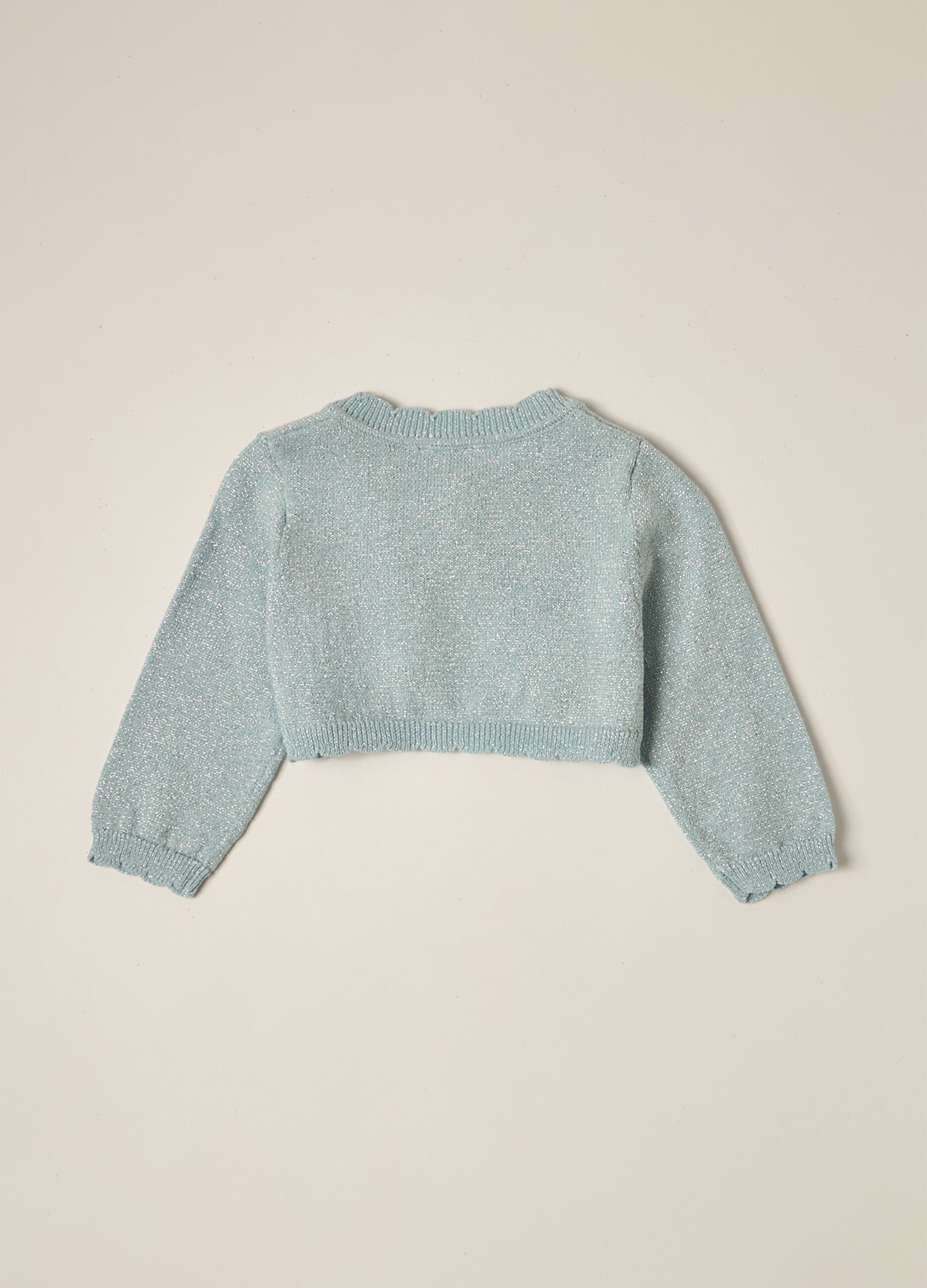 Cardigan in misto cotone IANA neonata