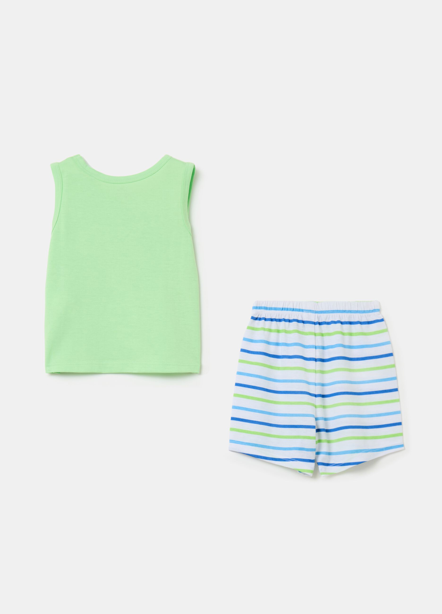 Organic cotton pyjamas with print