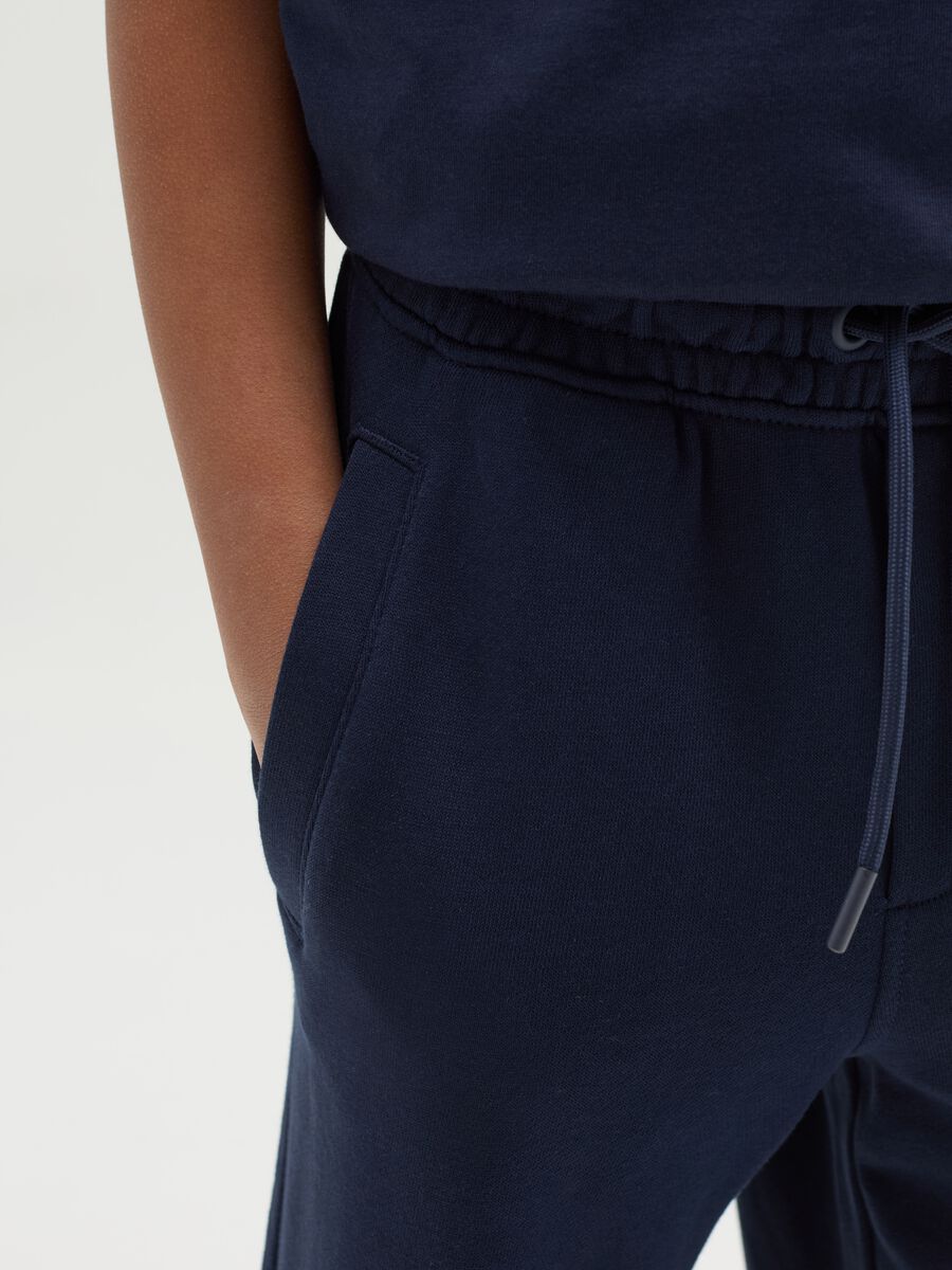 Essential fleece joggers with drawstring_3