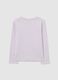 Pink long-sleeve T-shirt in stretch cotton_1