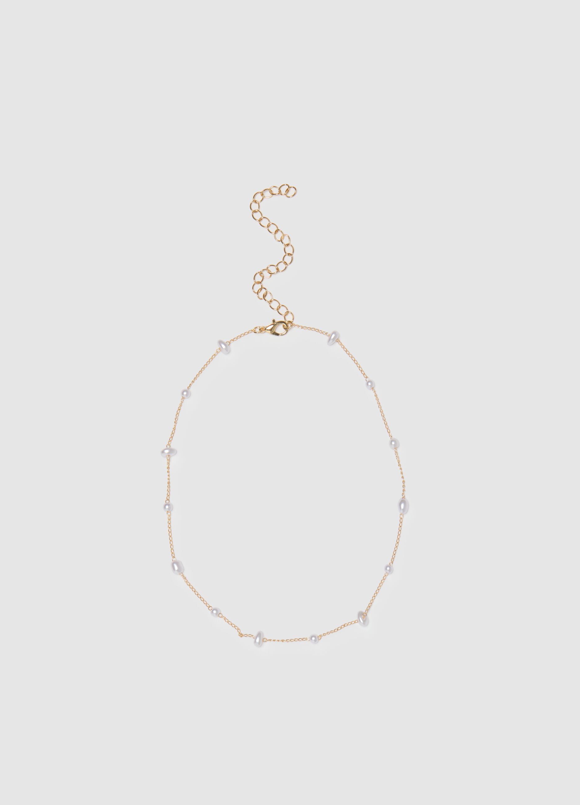Multicolour Necklace with Pearls