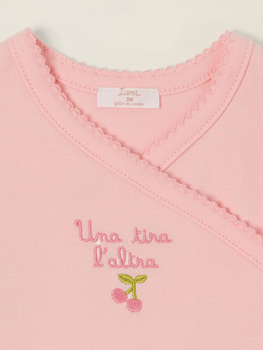 Two-pack of multicolour pure cotton bodysuits_1