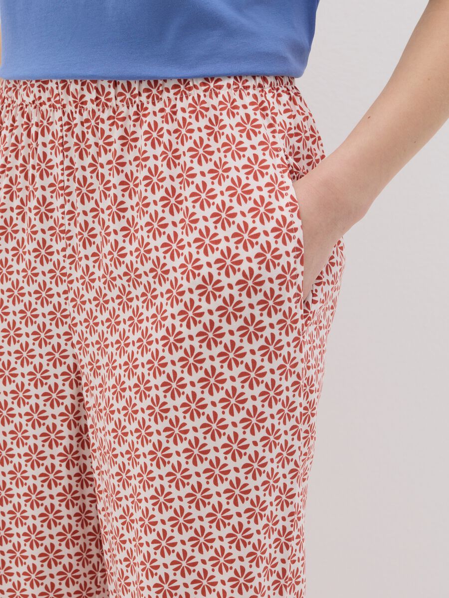 Pyjama trousers in printed viscose_3