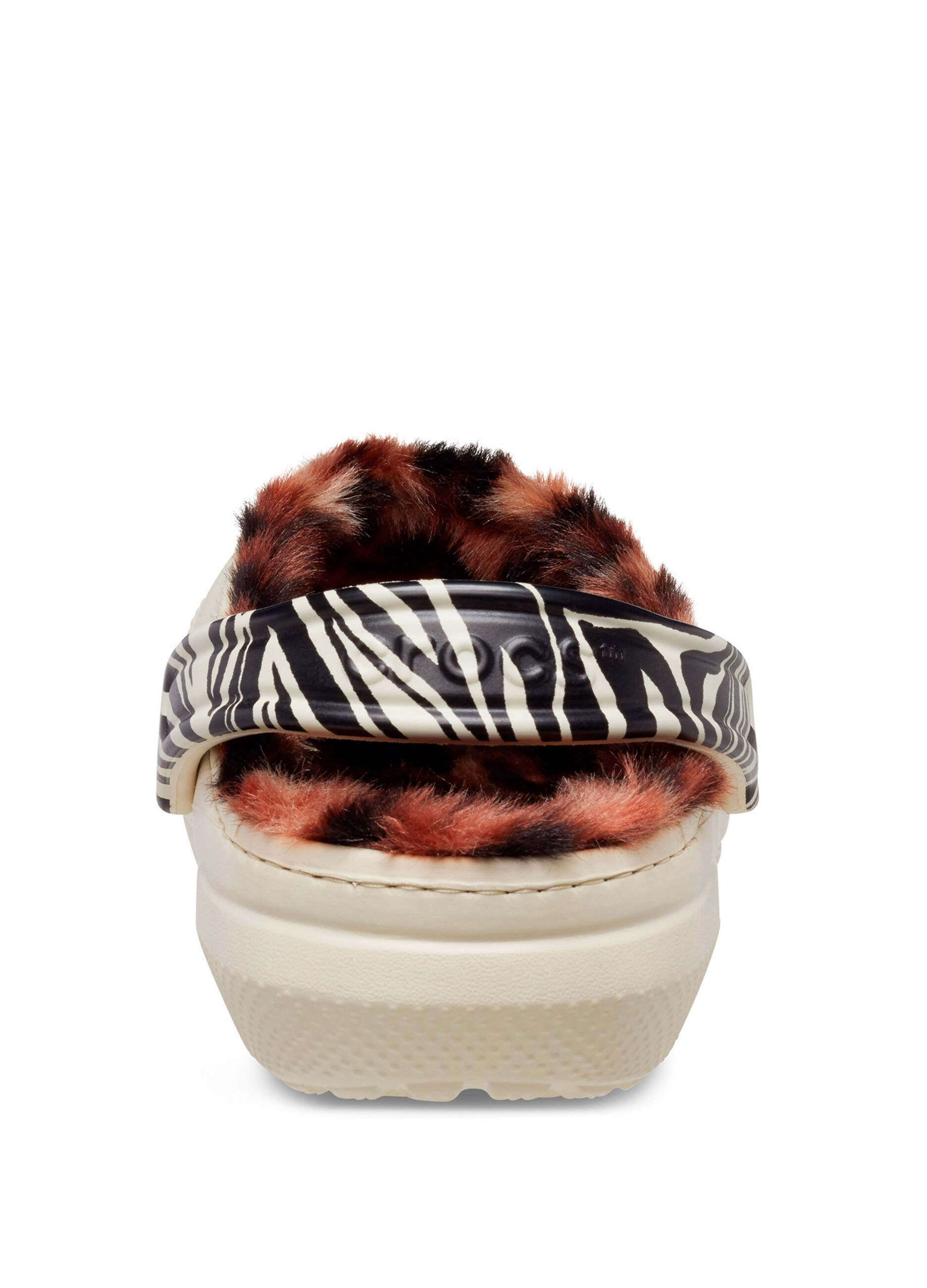 Crocs Classic Lined Clogs with animal print