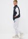 Pantaloni jogger grigi in puro cotone_0