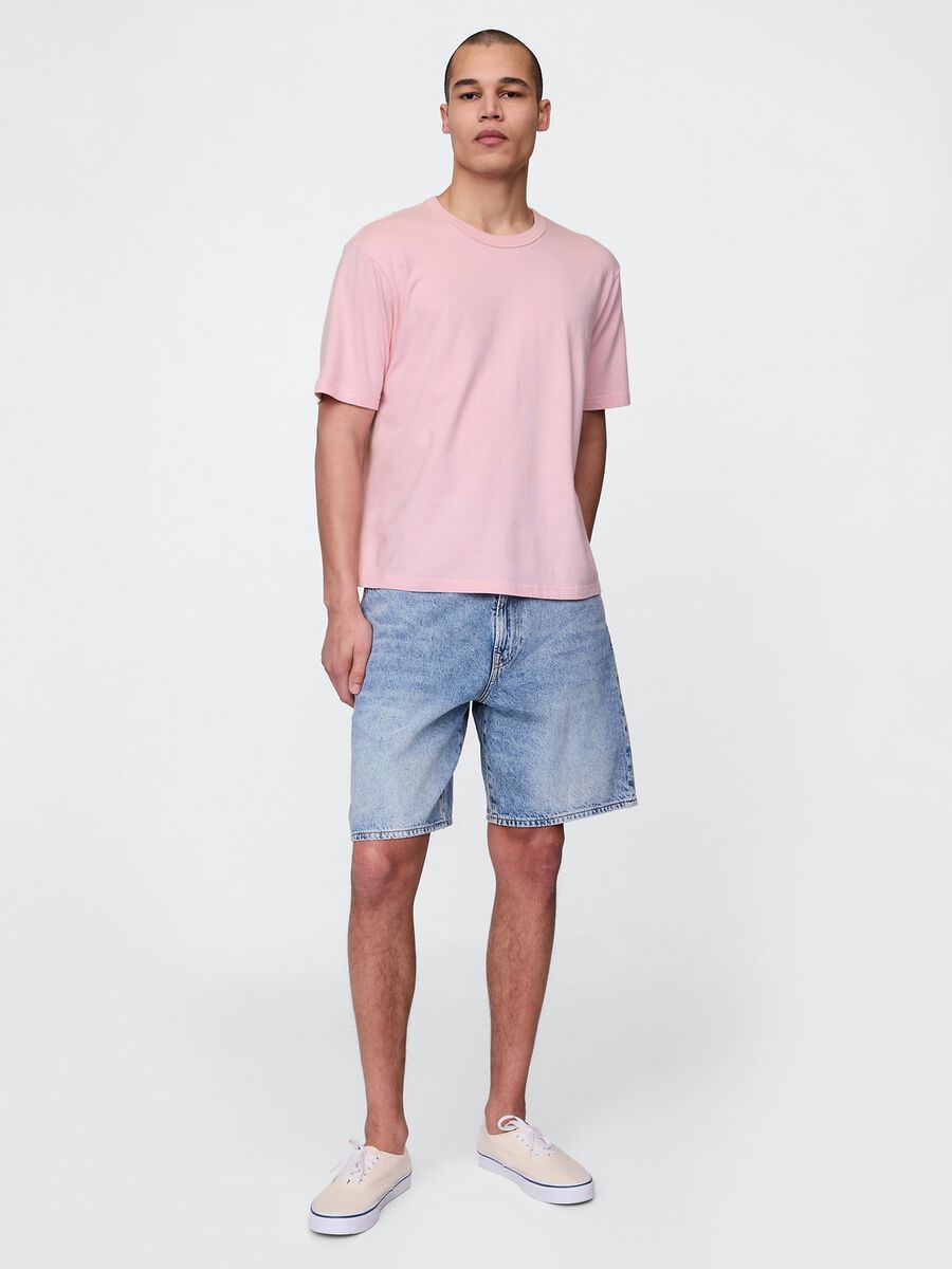 Pink pure cotton t-shirt_1