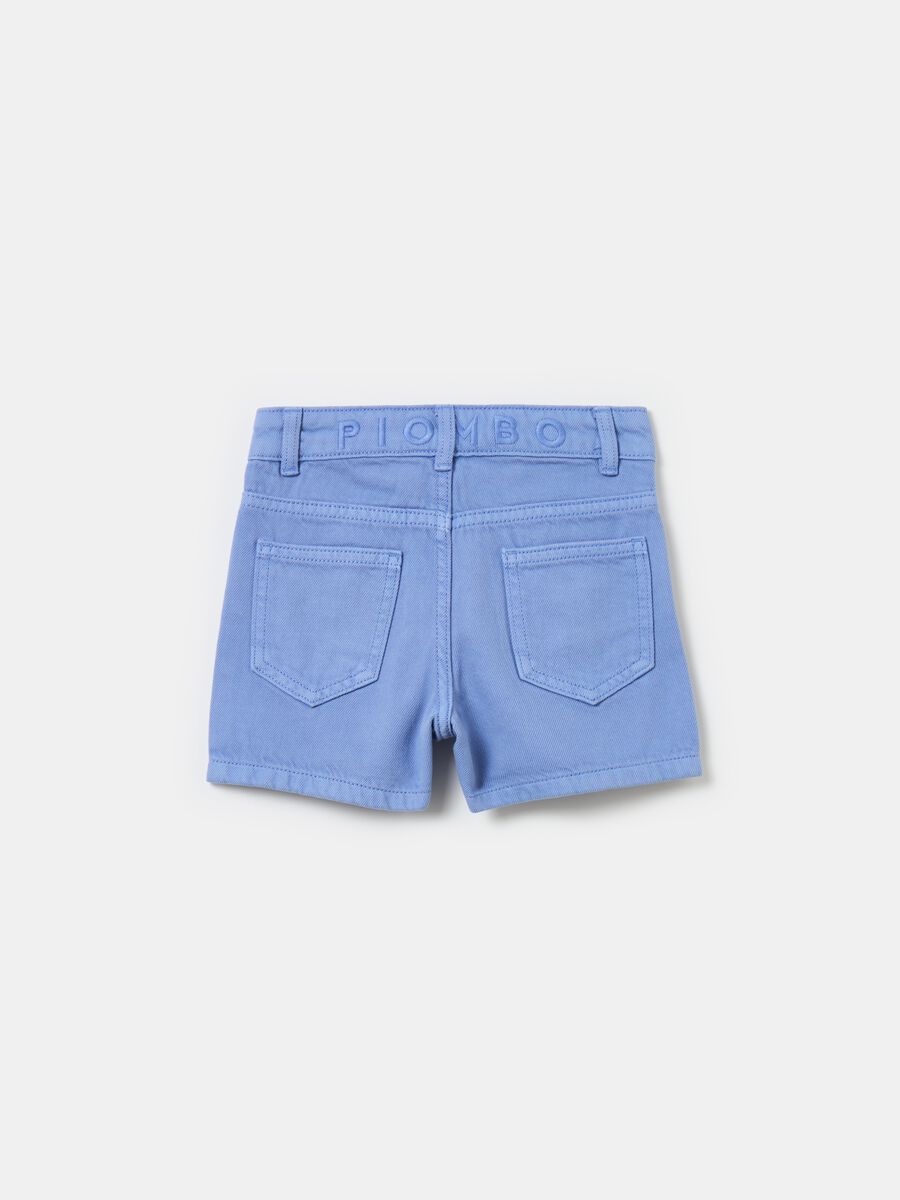 Drill shorts with five pockets_1
