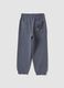 Dark grey kids&rsquo; pure cotton over-fit jogger trousers_1