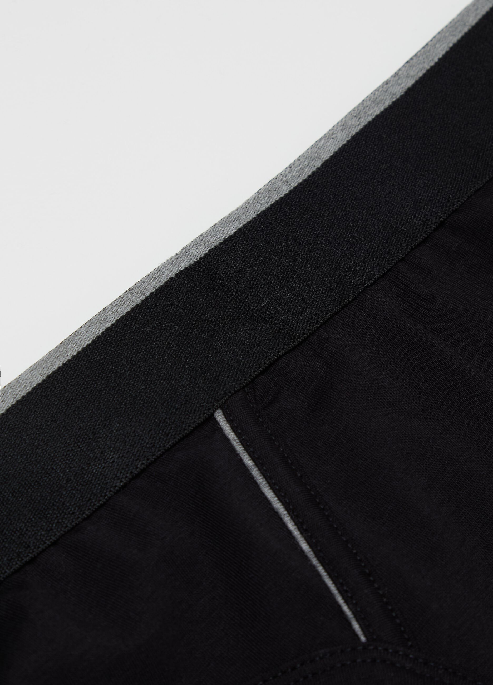 Two-pack briefs in Supima cotton with contrasting piping