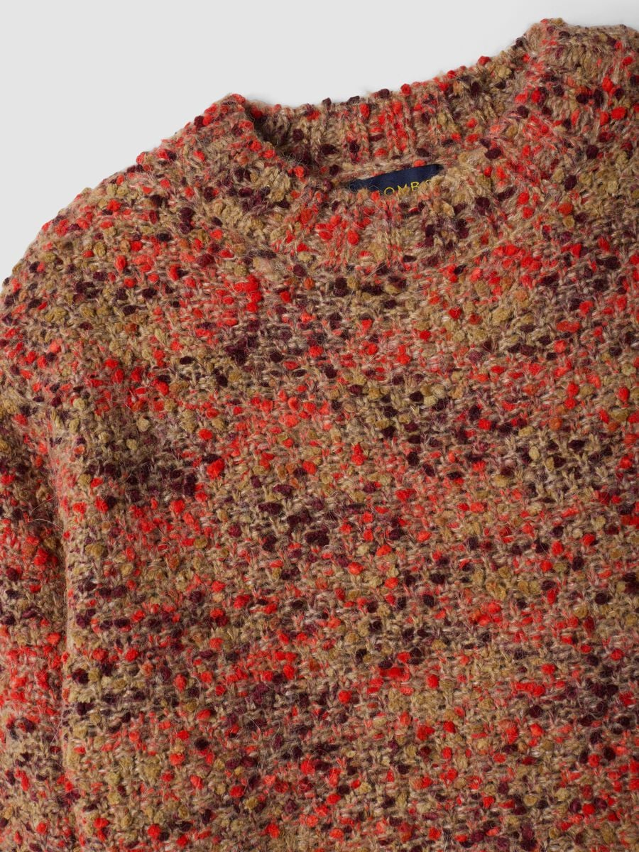 Maglione multicolor a girocollo in misto lana e alpaca_4