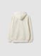 White cotton-blend hoodie with Chicago Bulls logo_5