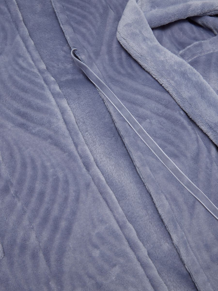 Grey dressing gown with belt_5