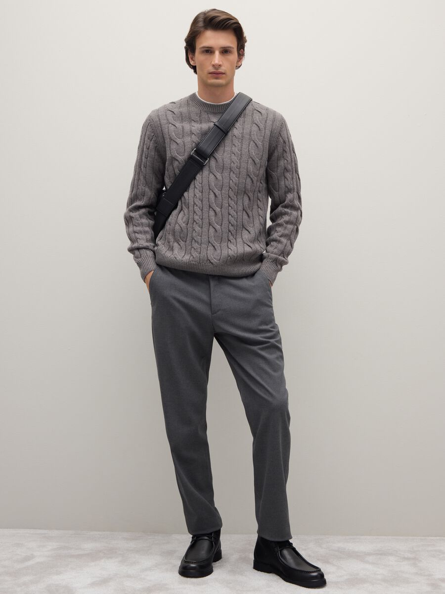 Pantaloni grigi regular fit_0