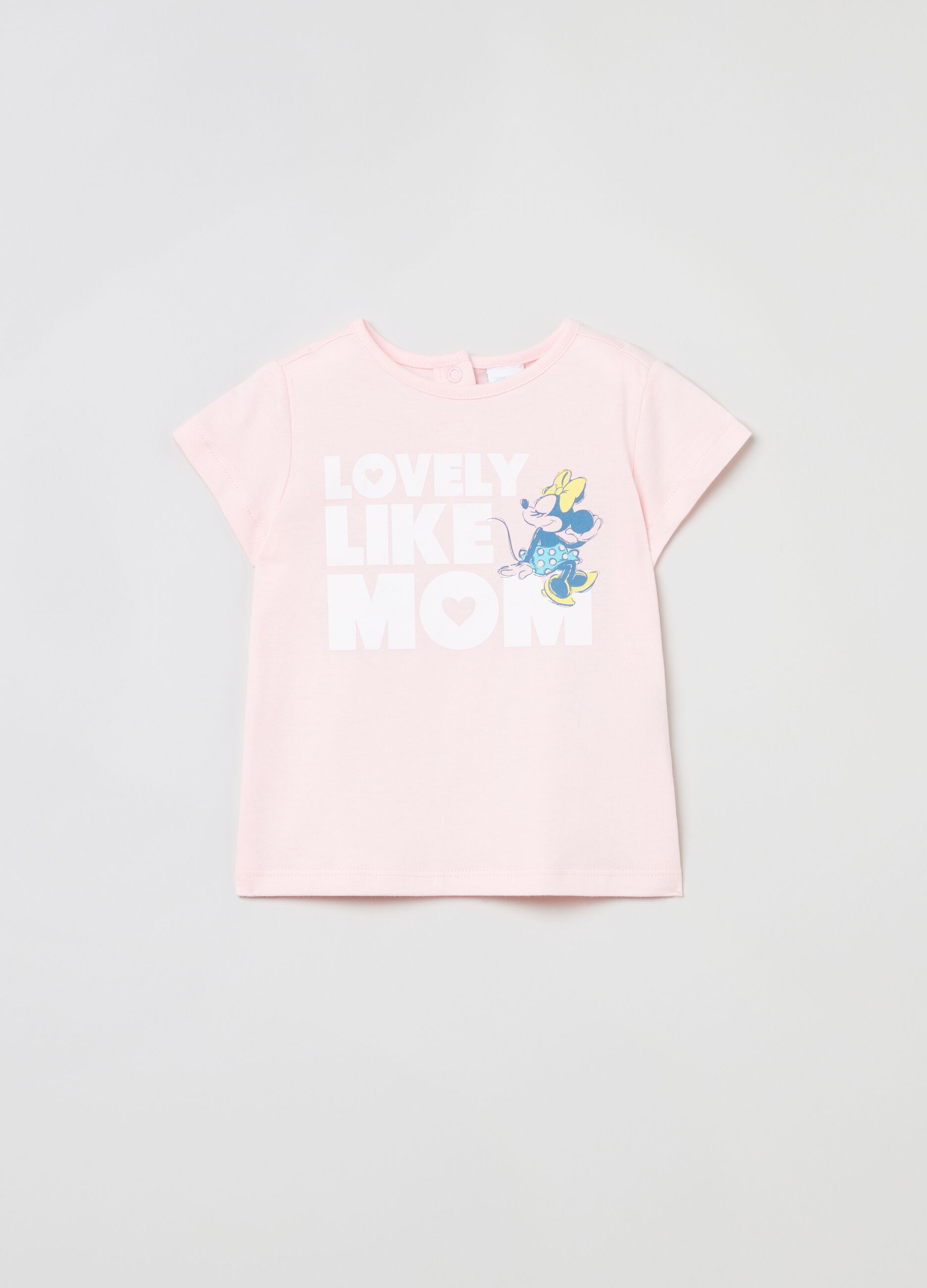 Cotton T-shirt with Disney Baby Minnie Mouse print