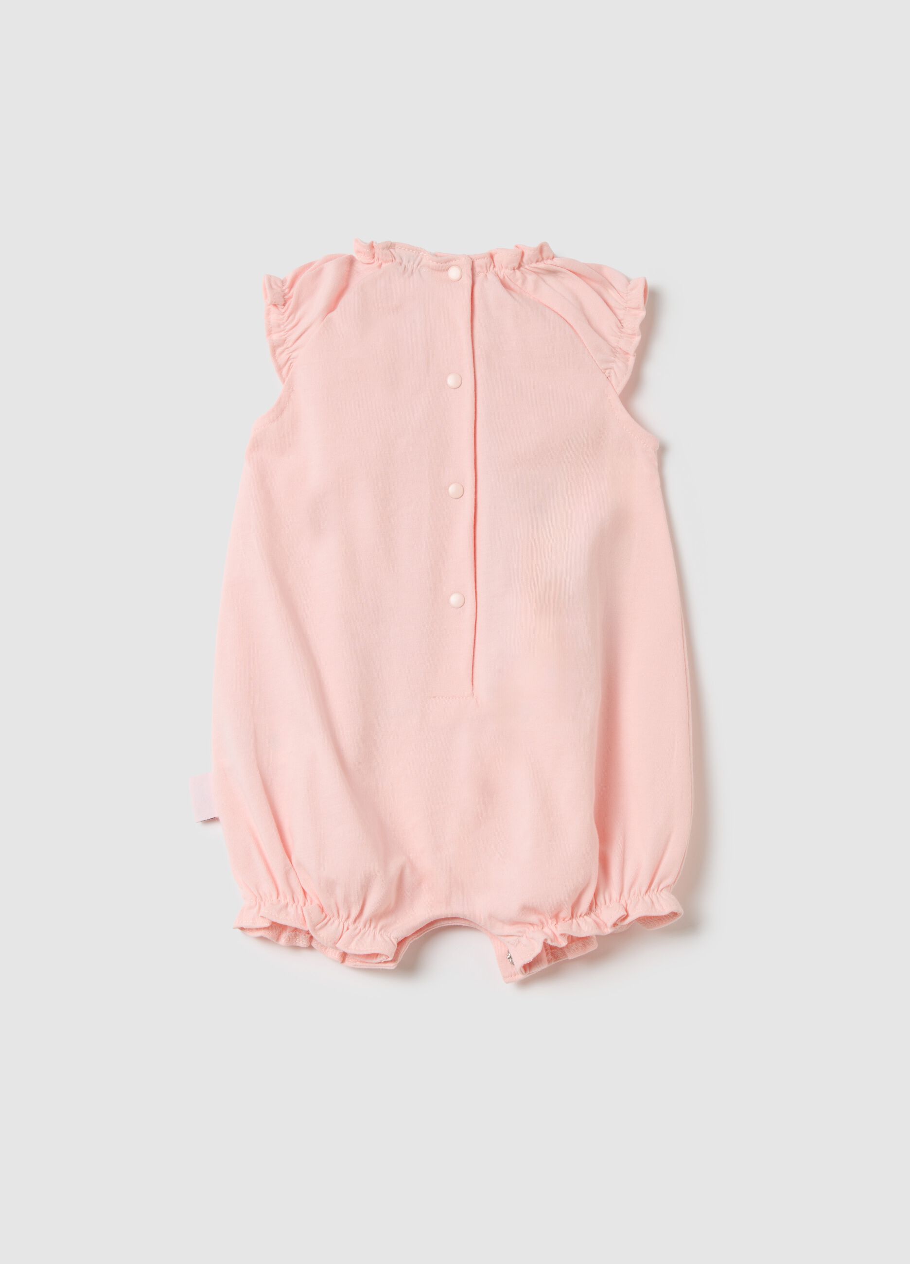 Pink bodysuit with Winnie the Pooh print