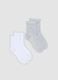 2-pack of grey organic cotton socks_0