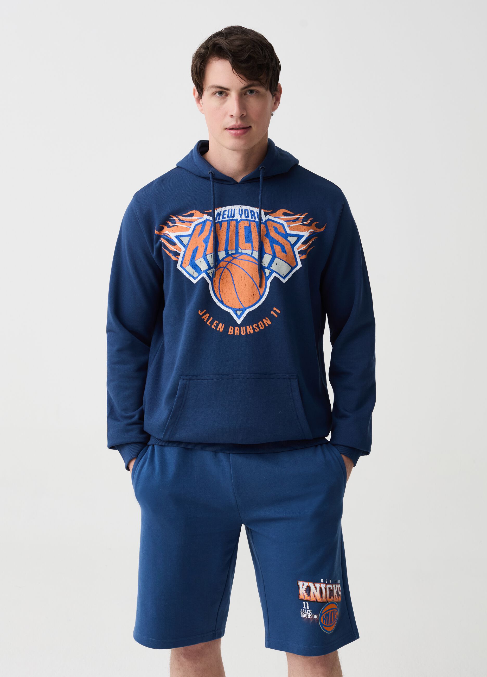 Ovs Felpa con cappuccio e stampa NBA New York Knicks