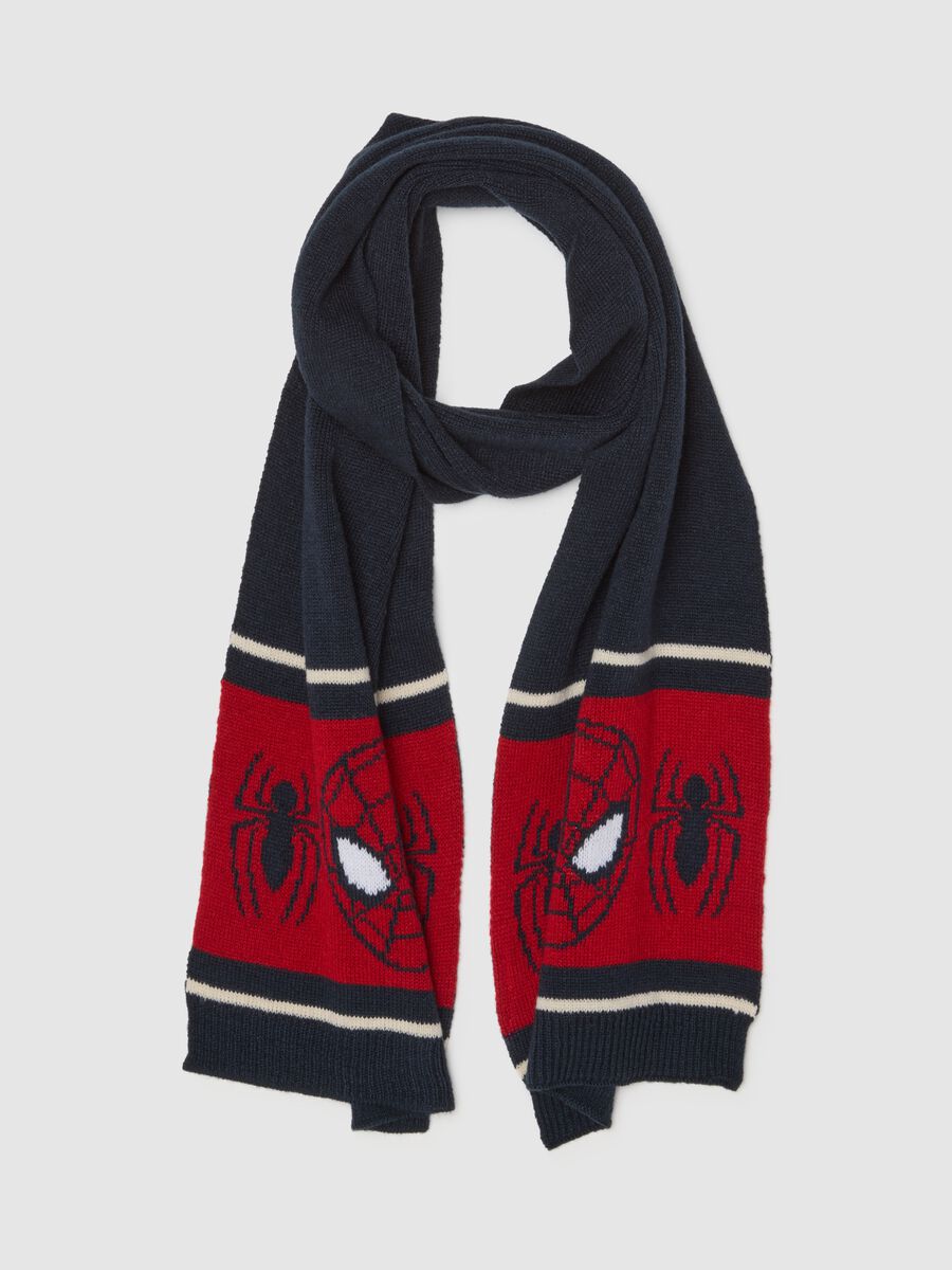 Sciarpa da bambino multicolor con stampa SpiderMan_0