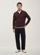 Black pure cotton denim jeans, relaxed fit_0