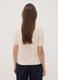 Cardigan beige in puro cotone a trecce regular fit_3