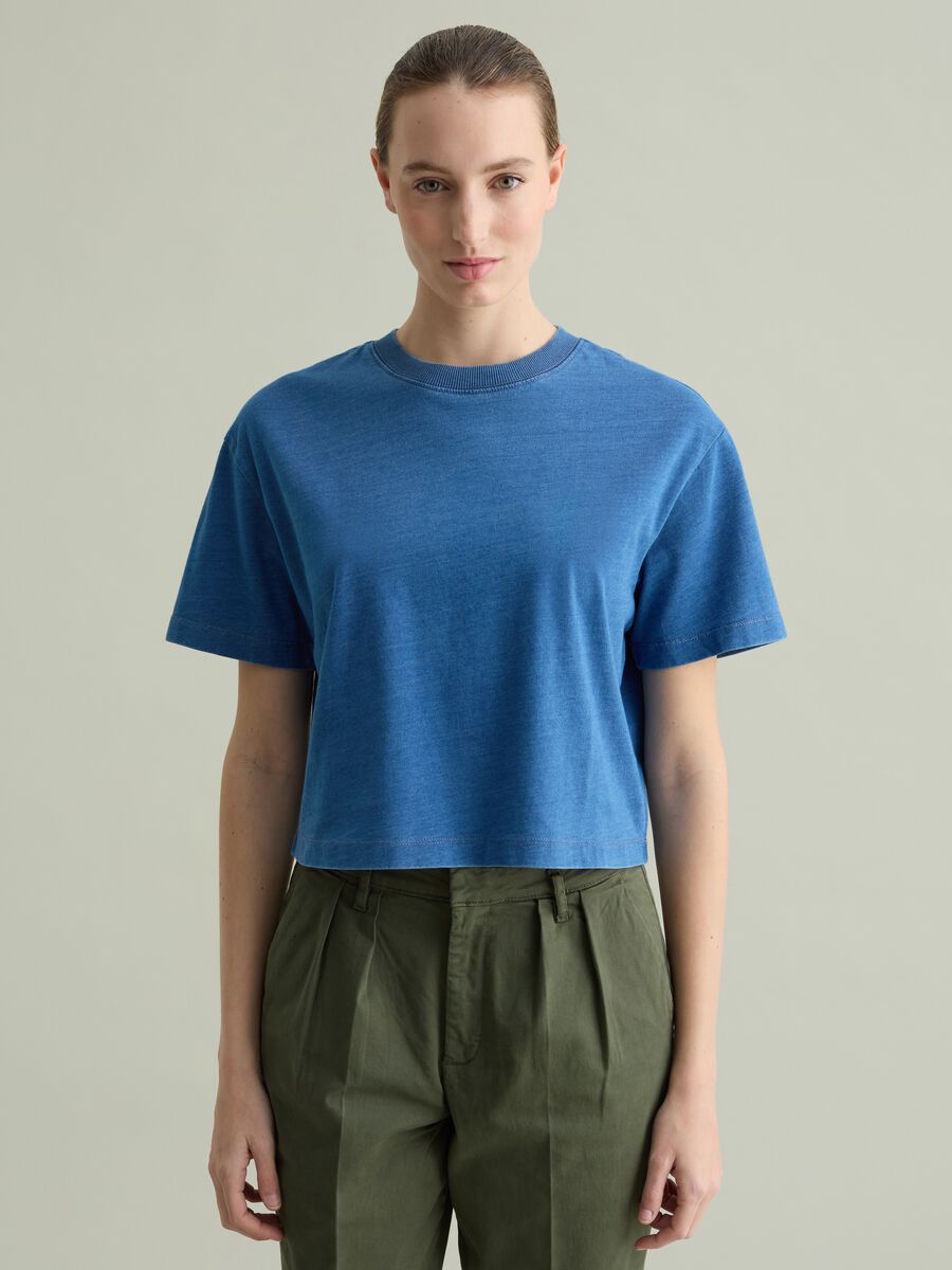Boxy-fit T-shirt in cotton_0