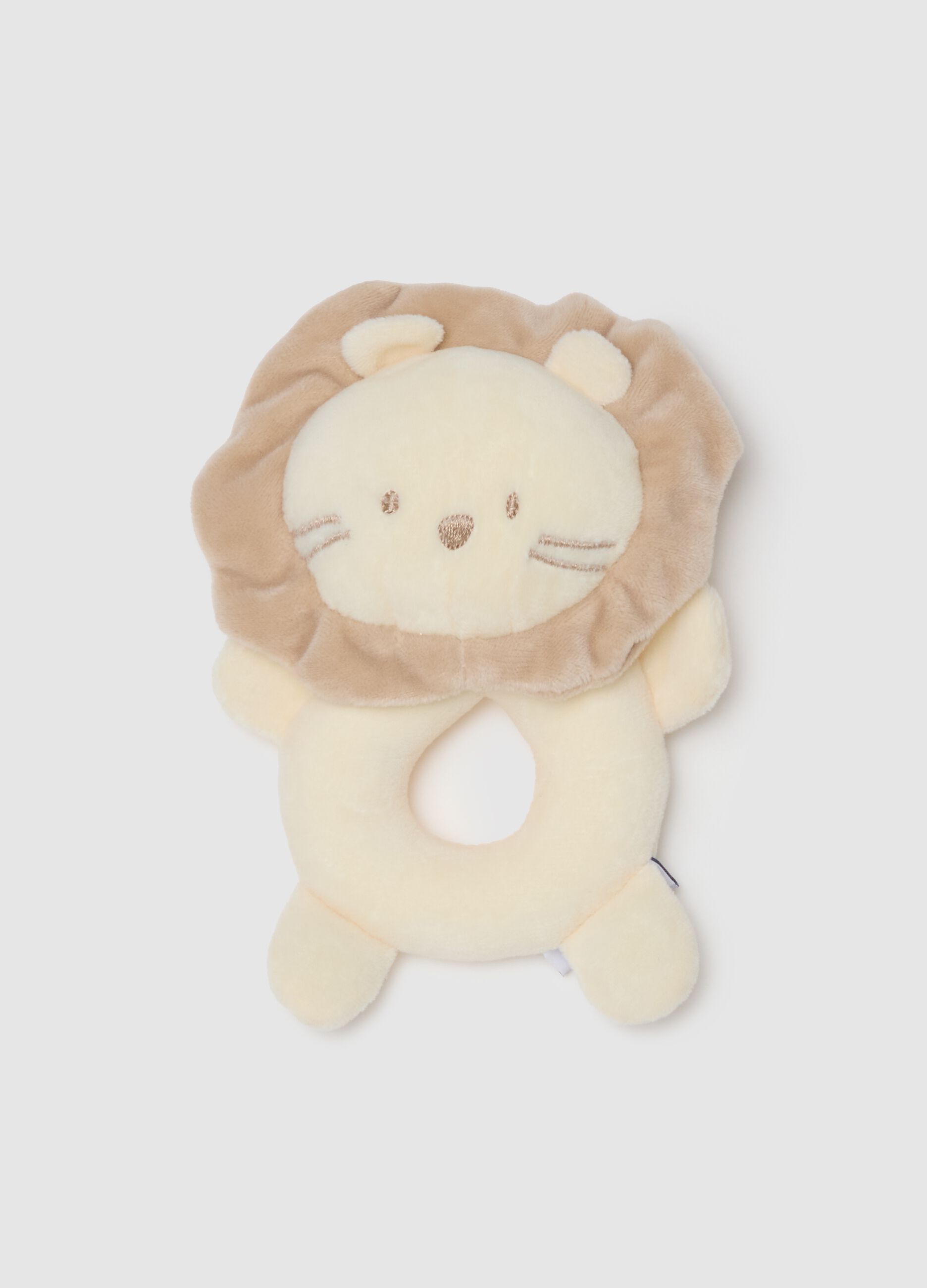 Grey Newborn Rattle